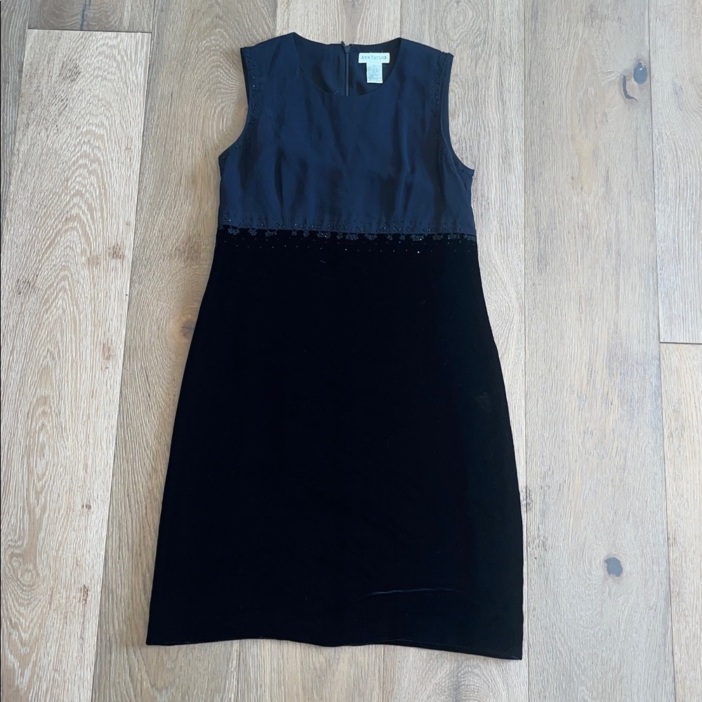 Vintage Ann Taylor Classic Black Dress 100% silk black dress 4